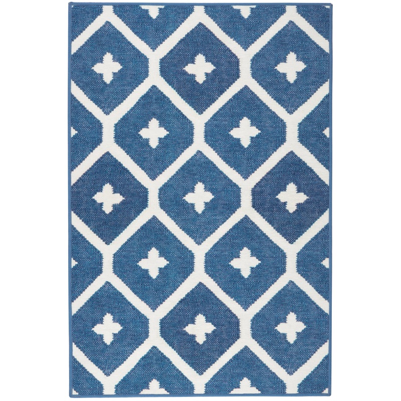Elizabeth Machine Washable Rug | Navy