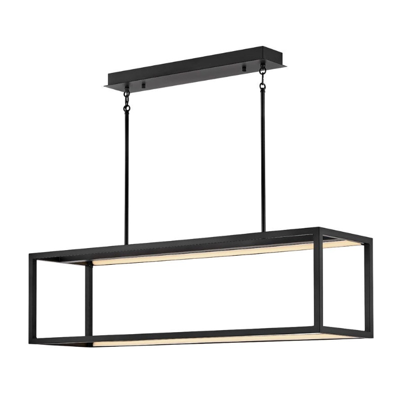 Fredrick Ramond FR31038 Onyx 4-lt 45″ LED Linear Chandelier