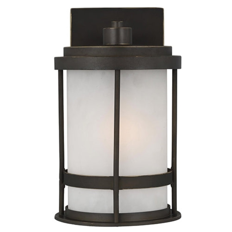 Generation 8590901EN3 Wilburn 1-lt 6″ LED Outdoor Wall Lantern