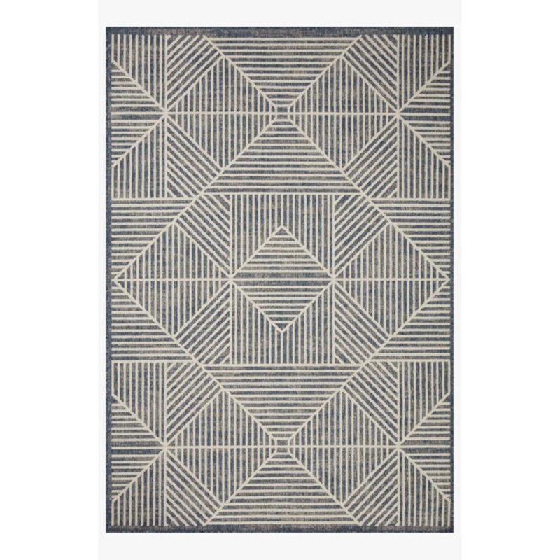 Loloi Rainier Denim / Ivory Outdoor Rug