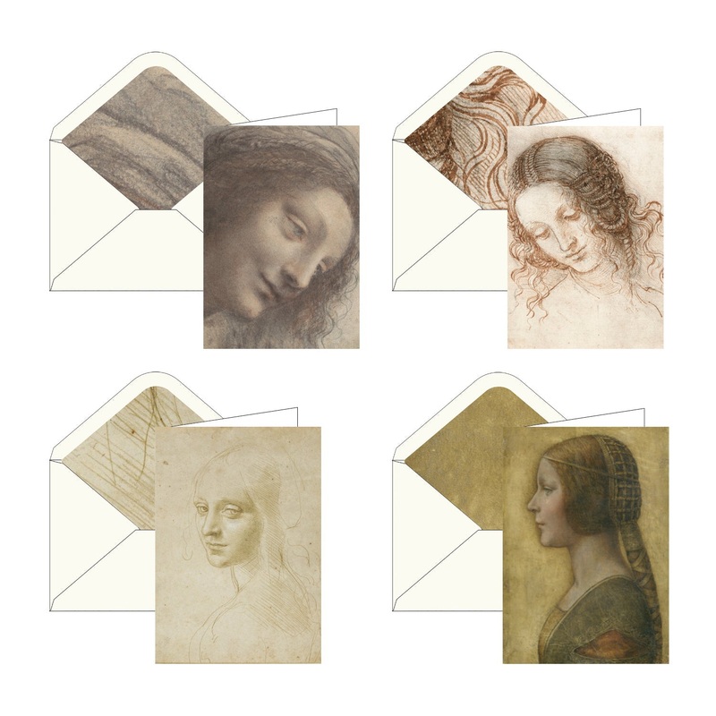 Note Cards – Women of da Vinci – Box of 16 Cards & Envelopes