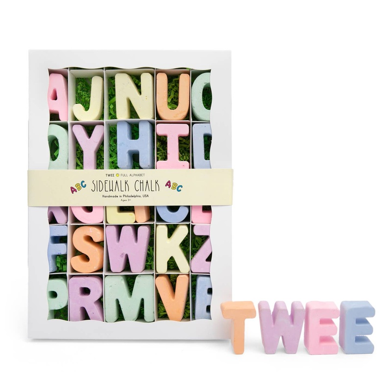 Alphabet Handmade Sidewalk Chalk