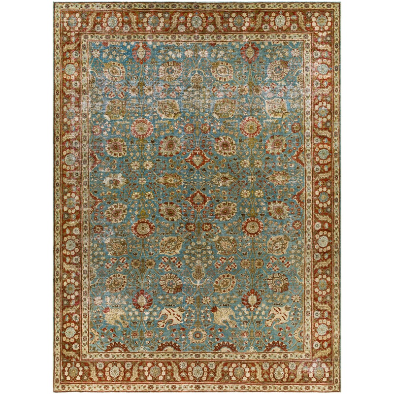 Antique One of a Kind 29808 Hand Knotted Wool Indoor Area Rug by Surya Rugs