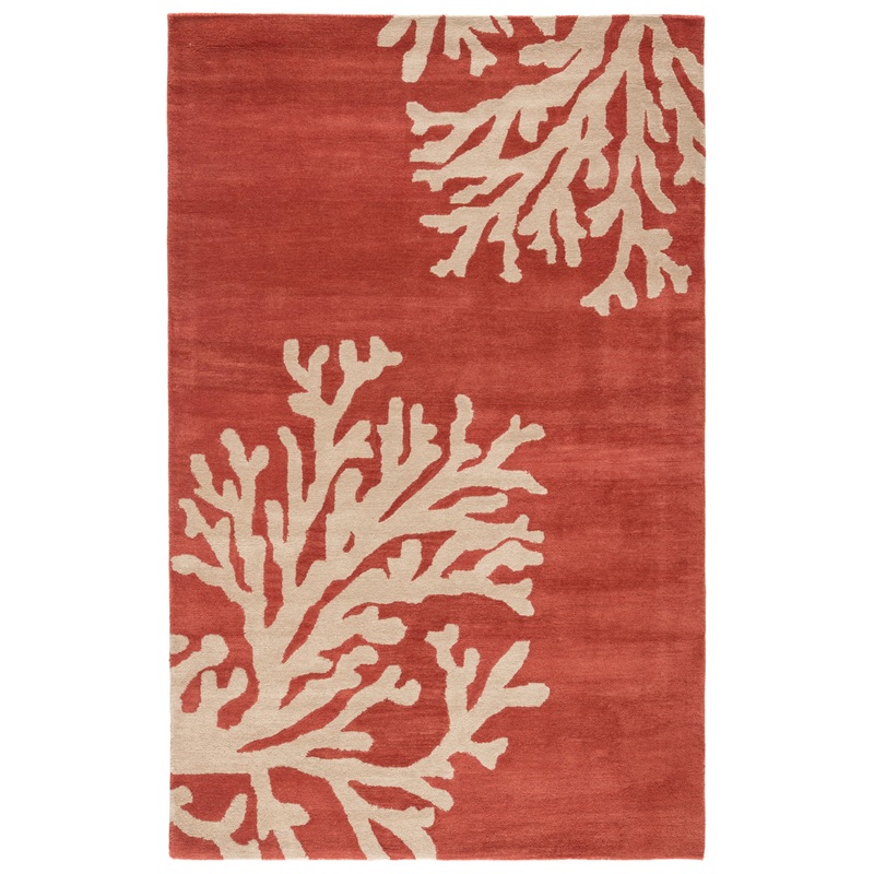Coastal Seaside Bough Handmade Wool Indoor Area Rug From Jaipur Living