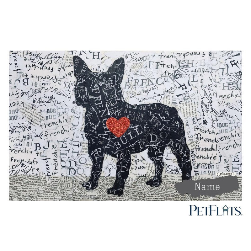 Custom French Bulldog PetFlat – Premium Vinyl Mat