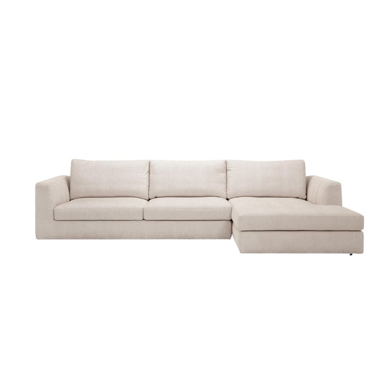 EQ3 Cello Two-Piece Sectional with Right Arm Facing Chaise – Coda Beach