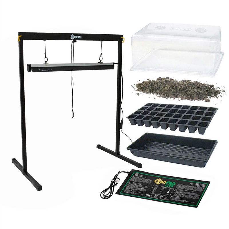 SUNPACK Indoor Seed Starter Plus with Grow Light System