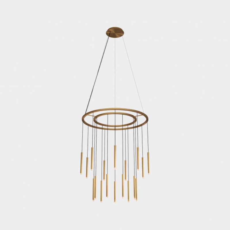 Bover Candle 18-lt 40″ LED Chandelier