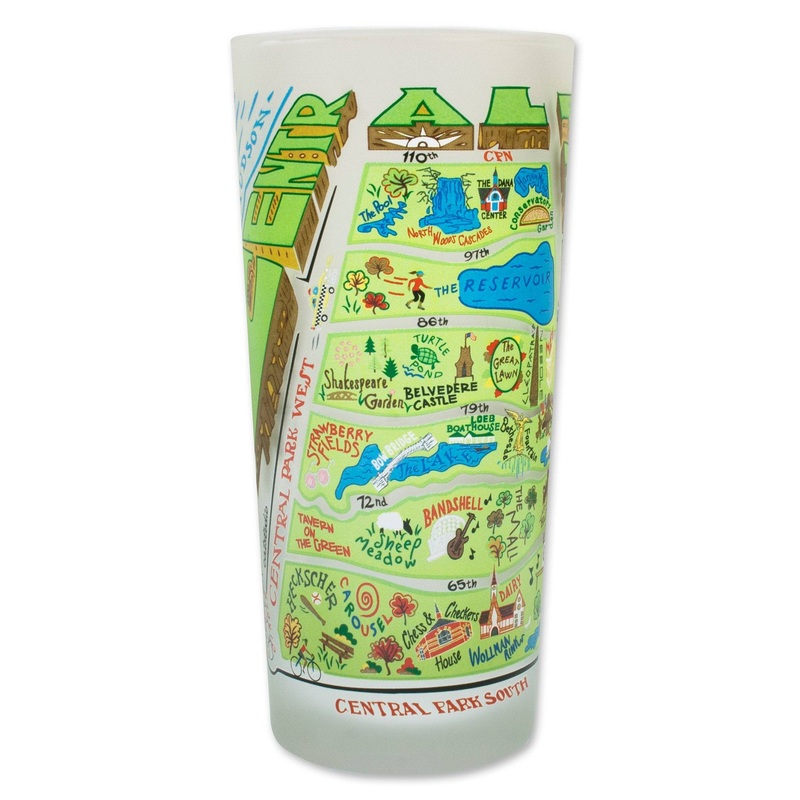Central Park Drinking Glass