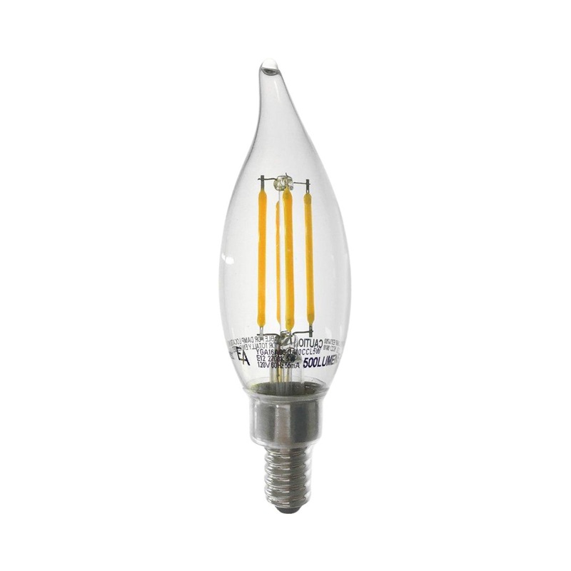 Emeryallen Candle Shaped C10 120V Mini LED Bulb
