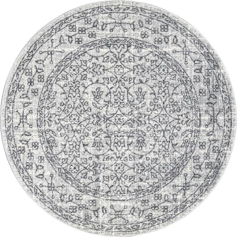 Medieval Tracery Rug | Grey