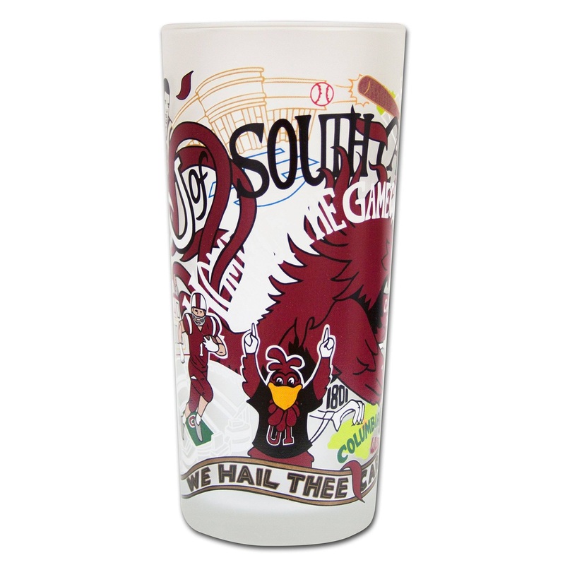 South Carolina, University of Collegiate Drinking Glass