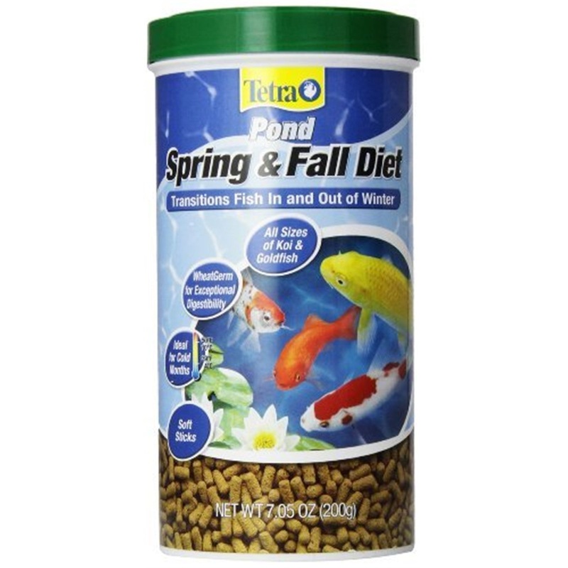 TetraPond Spring and Fall Transitional Pond Sticks Fish Food, 7oz
