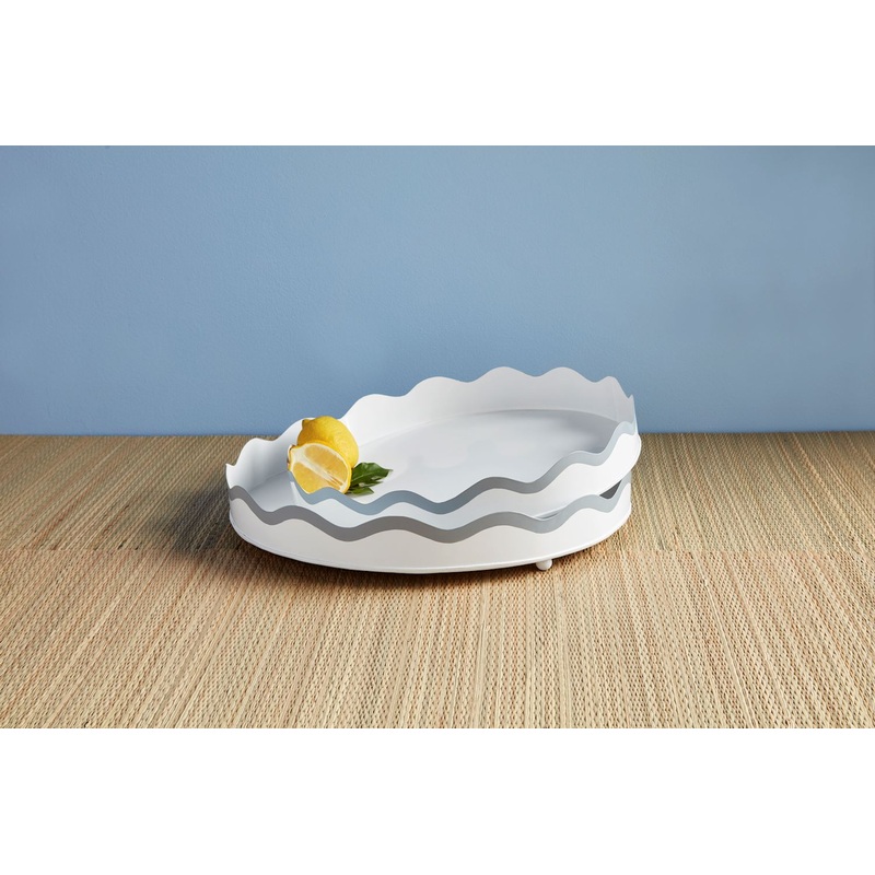 Wavy Metal Tray -2 Sizes