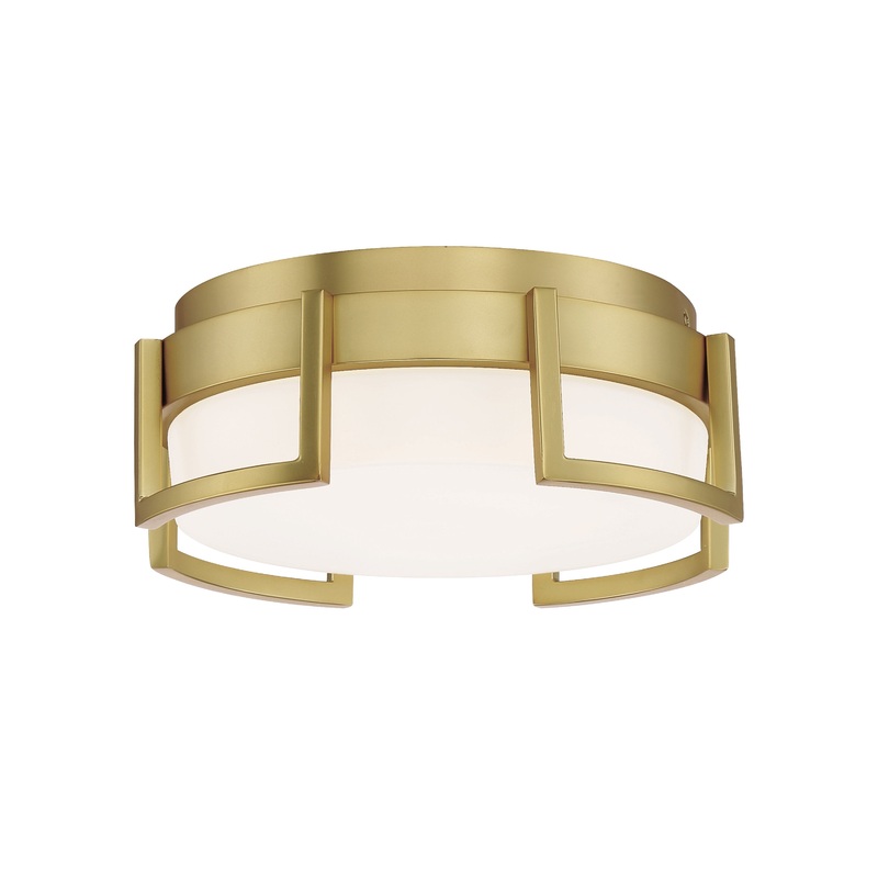 Bezel Set LED Flush Mount Ceiling Light