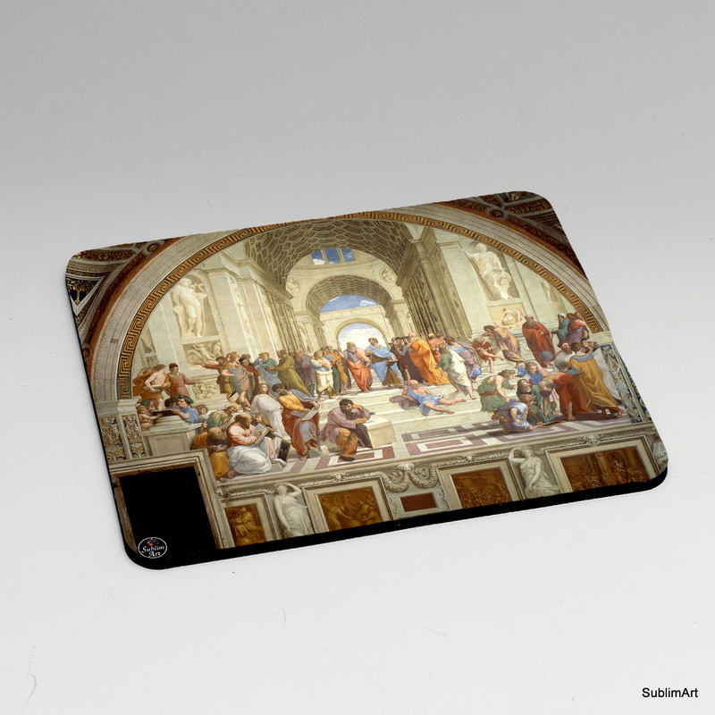 SUBLIMART: Mouse Pad The School of Athens by Raphael (Raffaello)