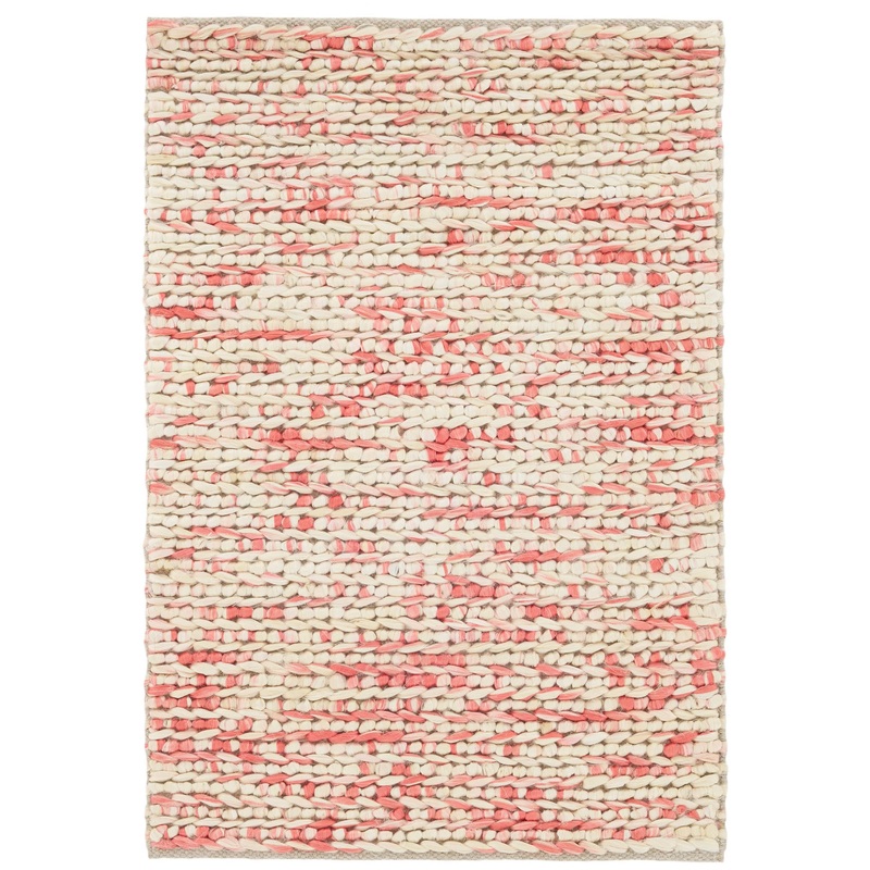 Avril Handwoven Jute Rug | Coral