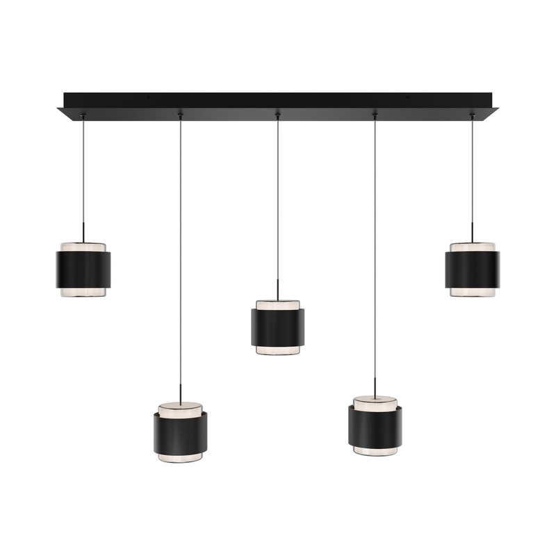Banded LED Linear Pendant Light