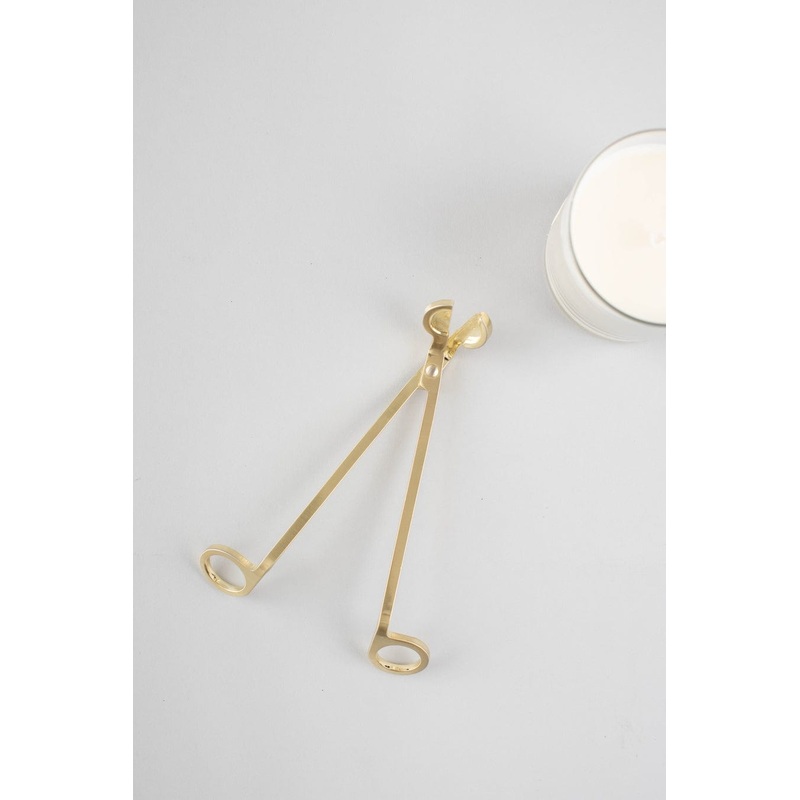Engraved Brushed Gold Wick Trimmer