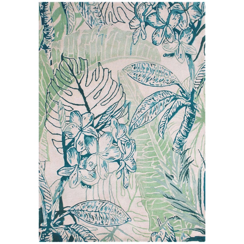 KAS Sparta 318 Florals & Tropicals Hand Tufted Area Rug
