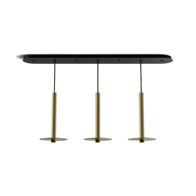Koncept CMP-L3-S-16 Combi LED Pendant, Metal Plate