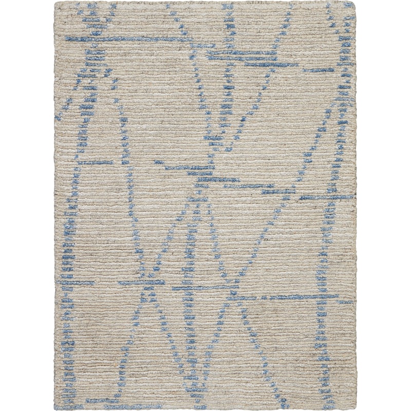 Nourison Ellora 2′ x 3′ Sky Scandinavian Indoor Rug