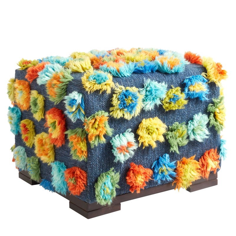 Party On Rug Bench | Citrus