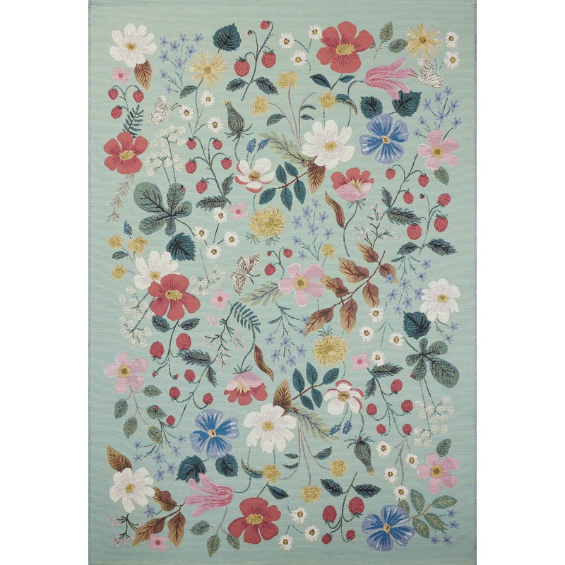 Rifle Paper Co. x Loloi Perennial Rug | Mint PRN-02