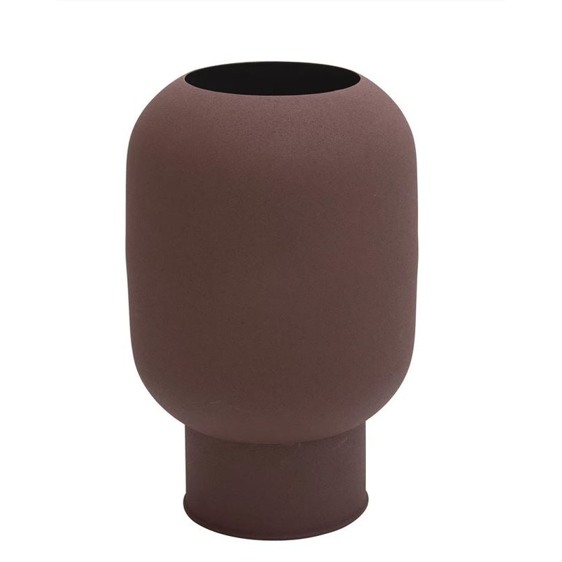 Textured Metal Vase