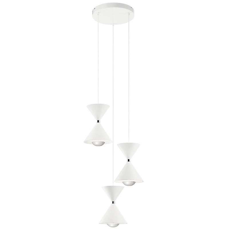 Elan 84114 Kordan 3-lt 17″ LED Pendant