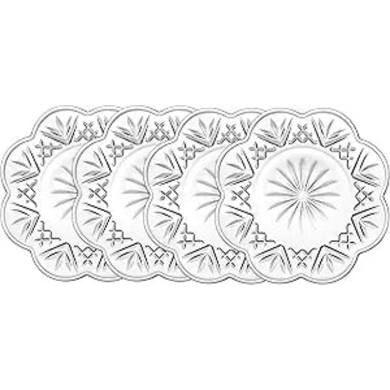 Godinger Dublin Canape Plates, Set of 4