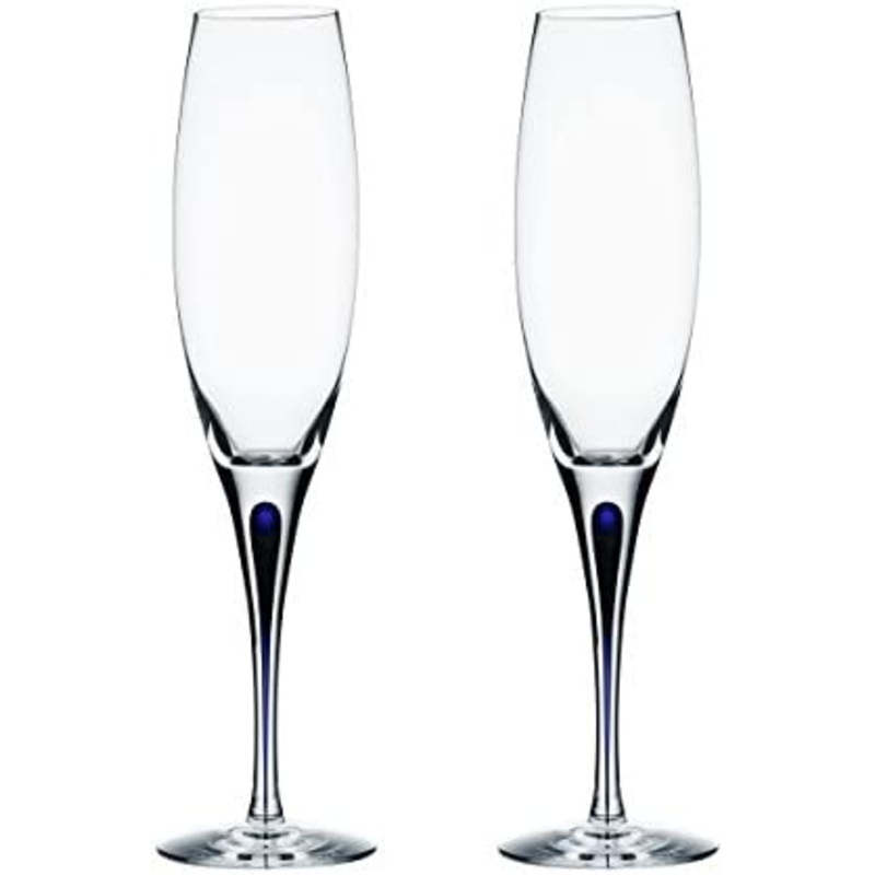 Orrefors Intermezzo Champagne Glass, Pair