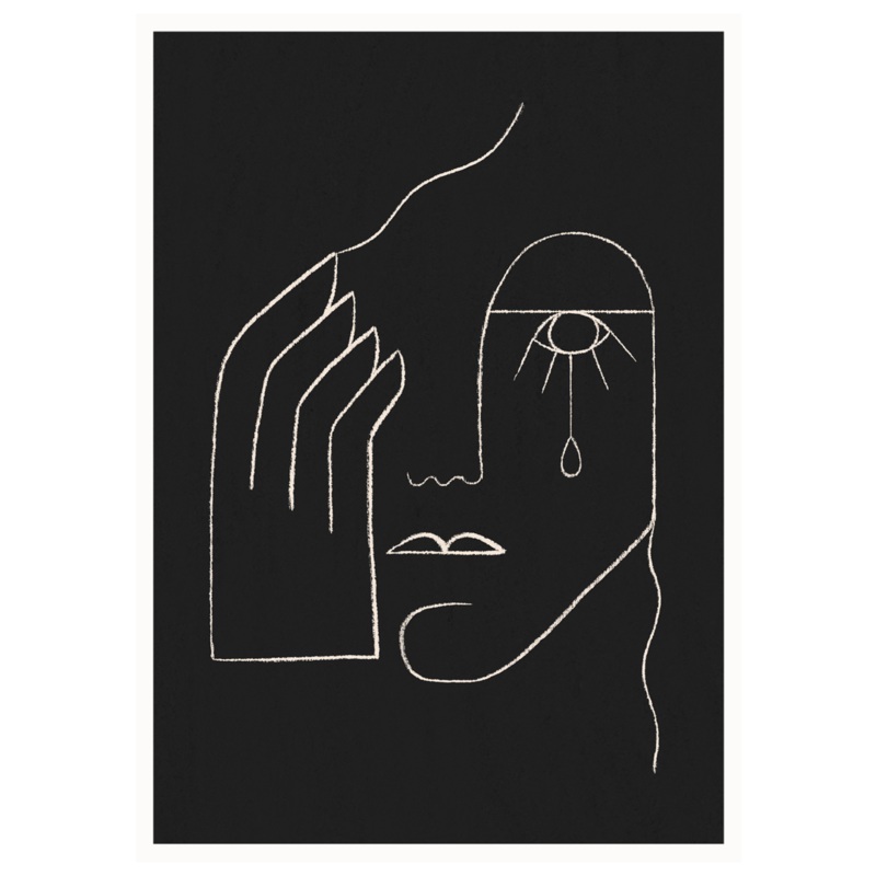 Single Tear  By Kit Agar
