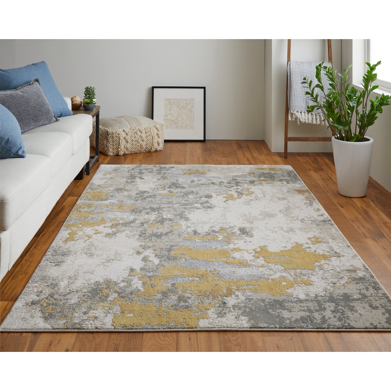 Waldor 3970F Machine Made Synthetic Blend Indoor Area Rug by Feizy Rugs