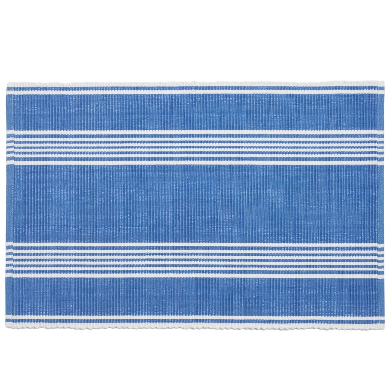 Bistro Stripe Placemat Set of 4 | French Blue