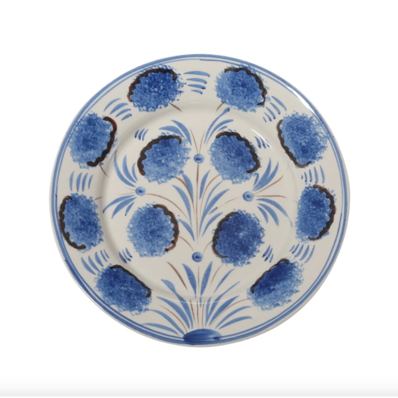 Blue Flower Dinner Plate