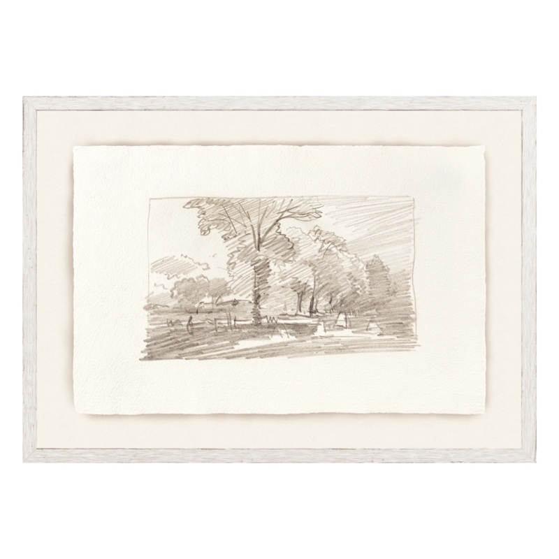 “Field Sketch” Framed Art Print