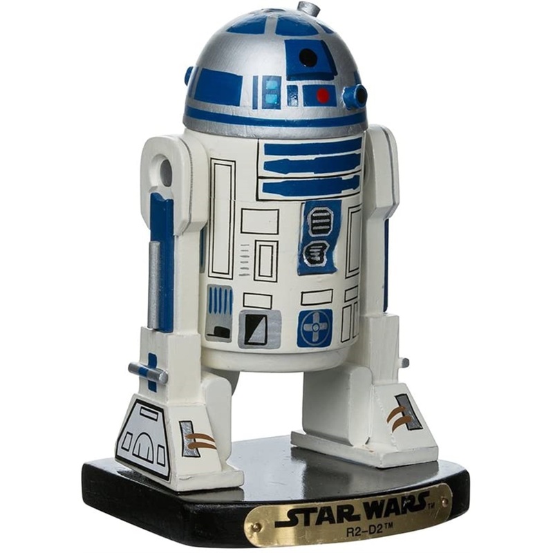 Kurt Adler Star Wars Nutcrackers, R2D2 Nutcracker, 7″