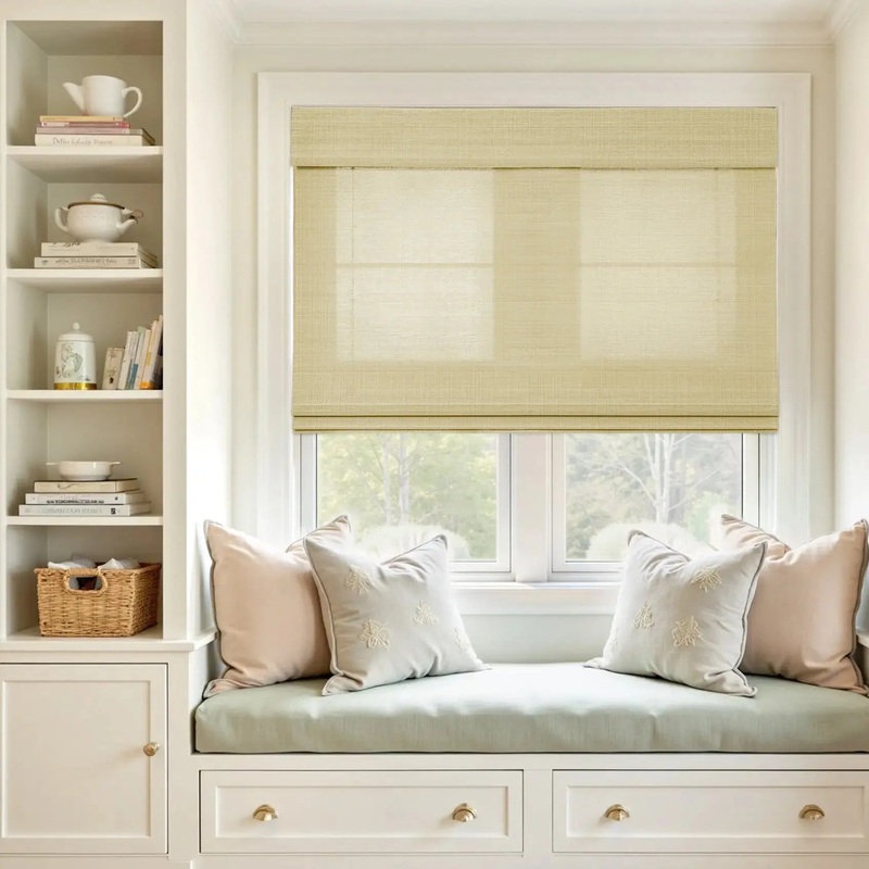 Rae Natural Bamboo Woven Shades – Series S