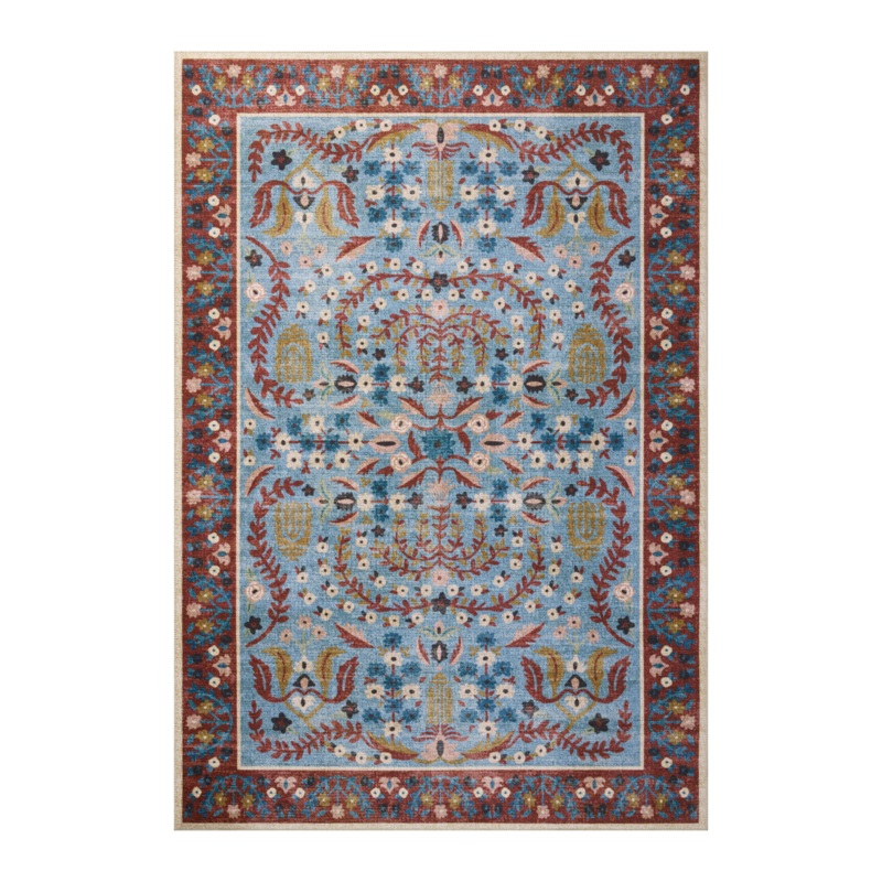 Rifle Paper Co. x Loloi Canopy Red / Blue Rug