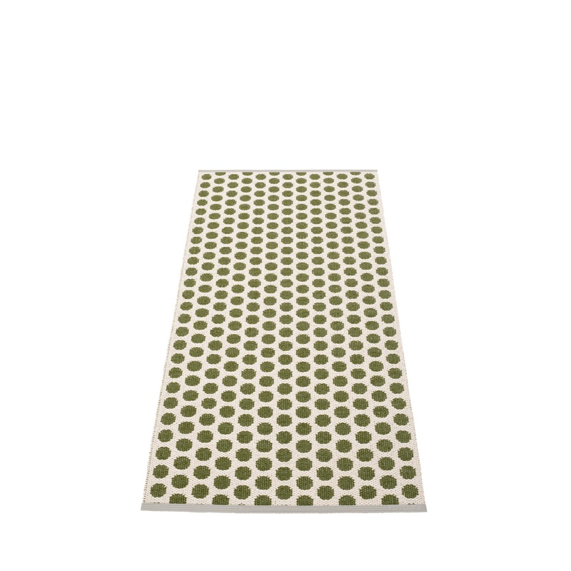 Rug NOA Dark Olive/Vanilla/W Grey stripe 2.25 x 5 ft