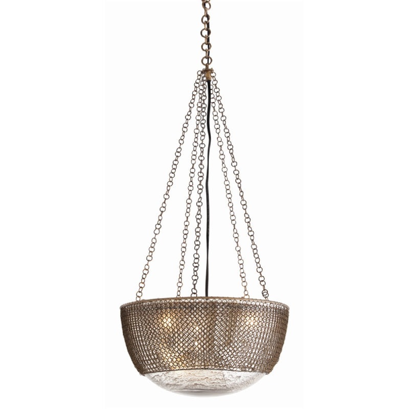 Arteriors DK42043 Chainmail 3-lt 16″ Pendant