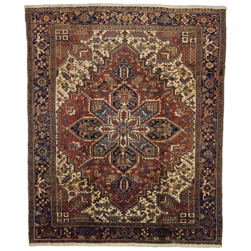 SEMI-ANTIQUE PERSIAN GOREVAN  8′ 8″ X 10′ 4″