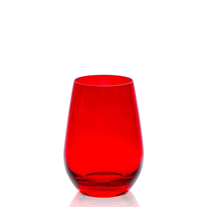 Zwiesel Kristallglas Sz, Water Vina Spots 42 Red Red Glass Set Of 6