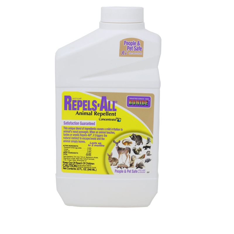 Bonide Repels-All Animal Repellent Liquid Concentrate, 32-Ounce