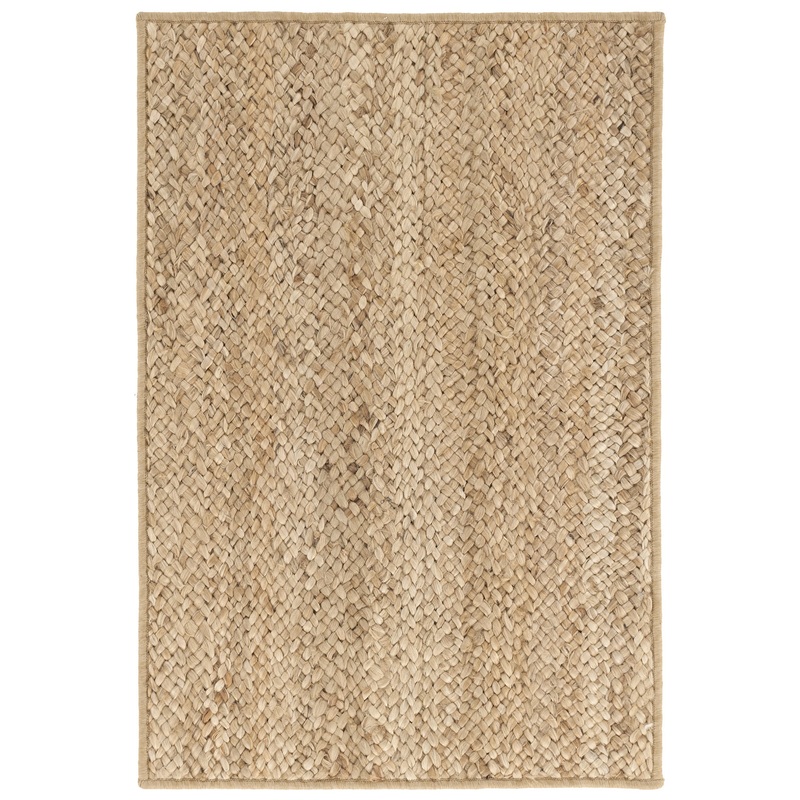 Collins Braided Woven Jute Custom Rug | Natural