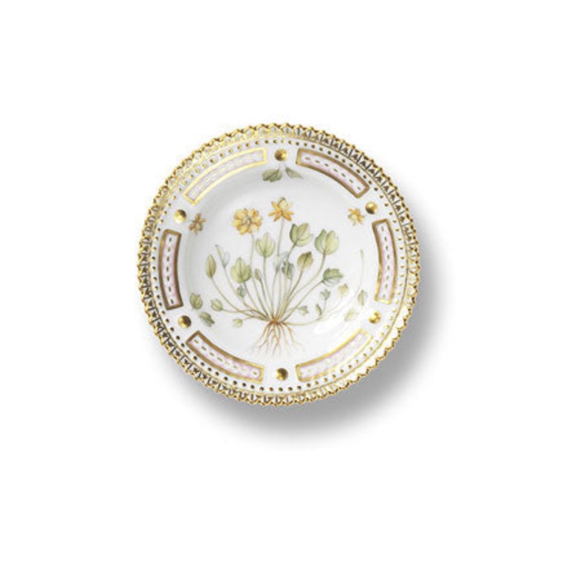 Flora Danica Butter Dish/Ashtray with Cover