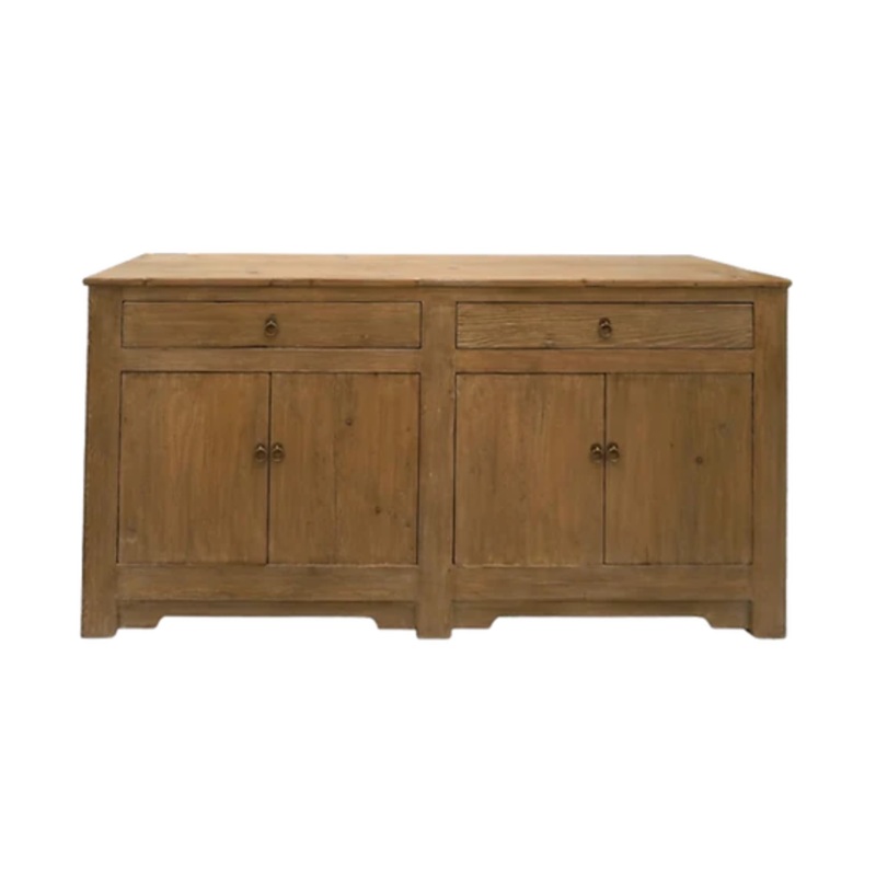 Hayes Reclaimed Wood Cabinet – Distressed Black