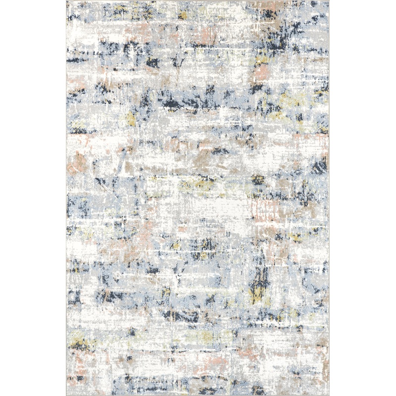 Patty Washable Rainy Days Rug | Blue Multicolor