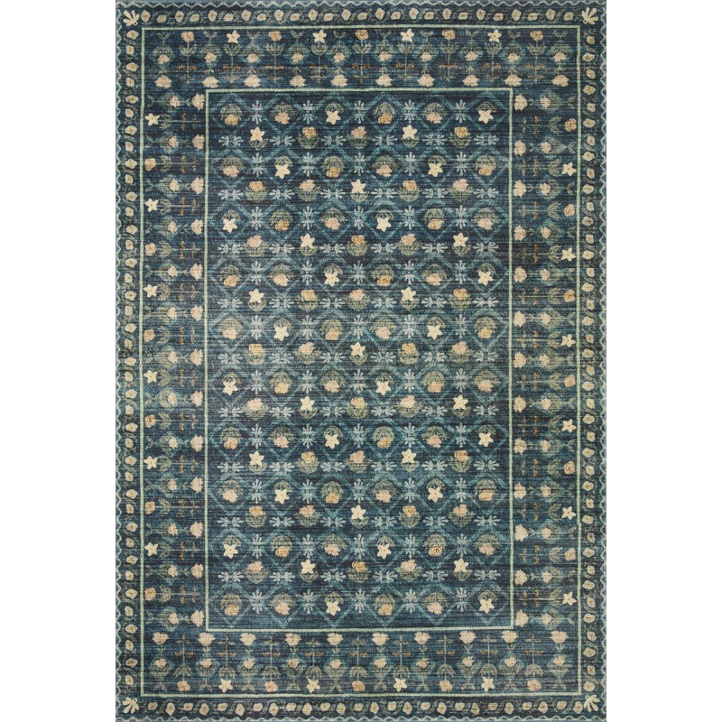 Rifle Paper Co. x Loloi Eden Rug | Lattice Indigo